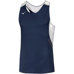 Mizuno Canotta Premium JPN Singlet Blu/Bianco